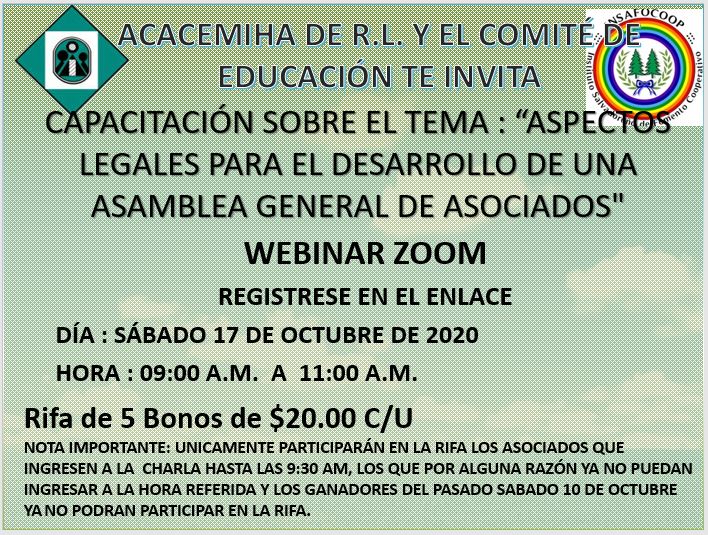 INVITACIÓN A CONFERENCIA VIRTUAL Invitación a Conferencia Virtual